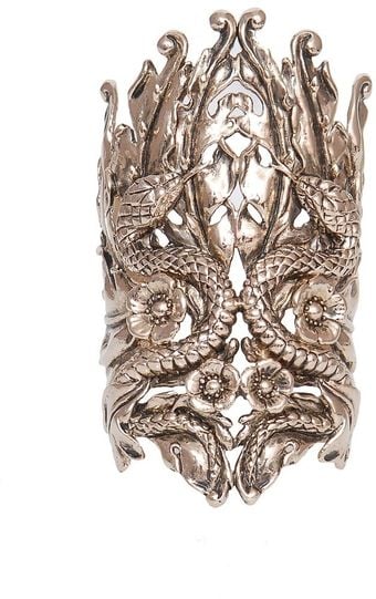Roberto Cavalli Snake Bracelet - Lyst
