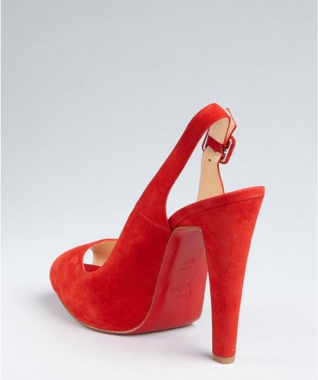 louboutin platform slingback