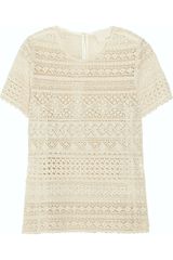 Girl. By Band Of Outsiders Cerise Cotton-Lace Top