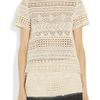 Girl. By Band Of Outsiders Cerise CottonLace Top in Beige (cerise) - Lyst