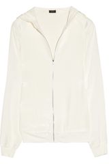 Joseph Newark Hooded Silk Jacket