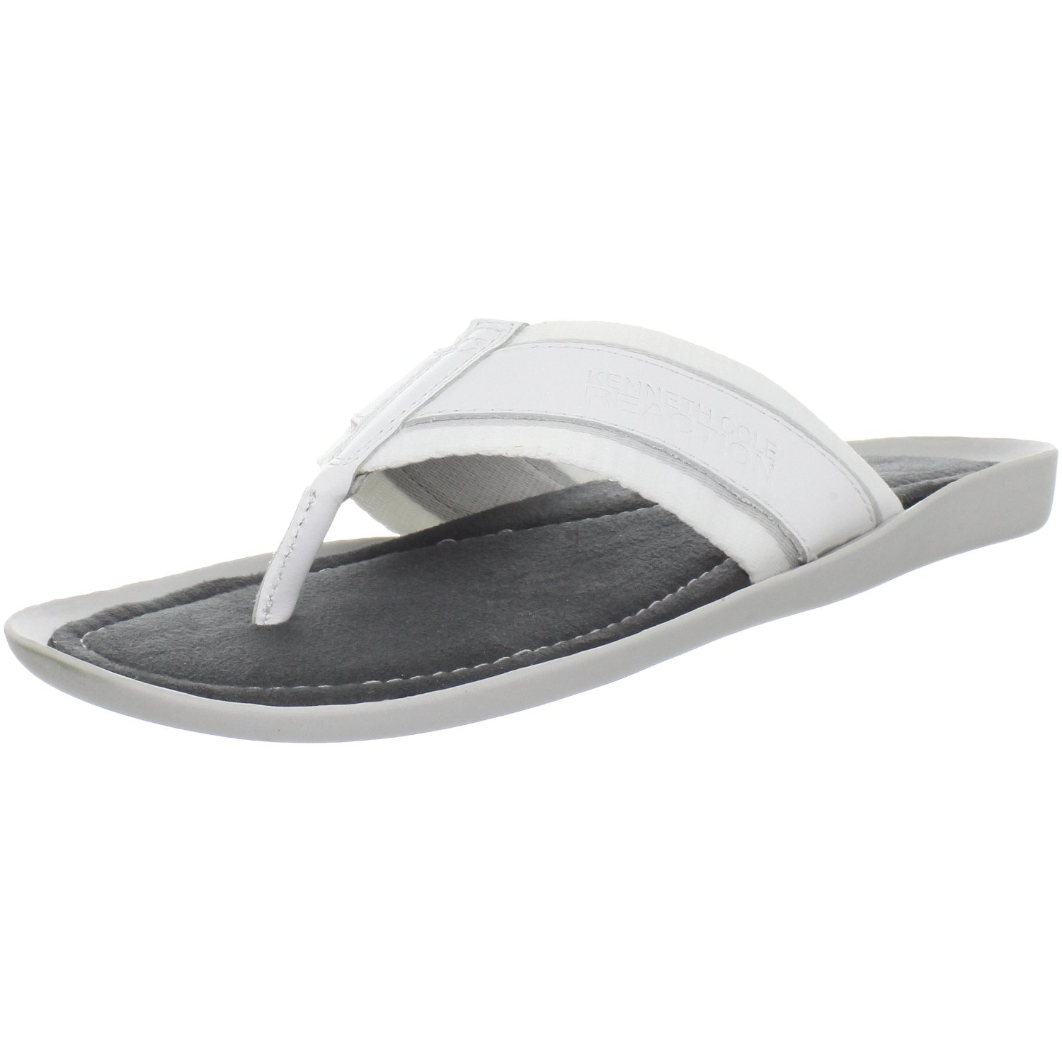 kenneth cole men's leather flip flops