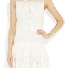 Red Valentino Embellished Macramé Dress in Beige (white) - Lyst