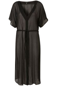 Topshop Sheer Midi Cover Up - Lyst