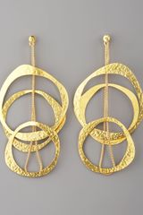 Herve Van Der Straeten Multicircle Earrings