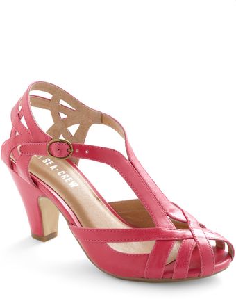 ModCloth Banker Lamp Heel  - Lyst