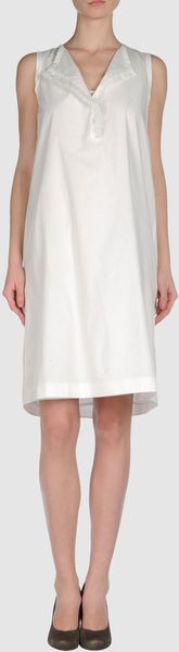 Vera Wang Short Dress - Lyst