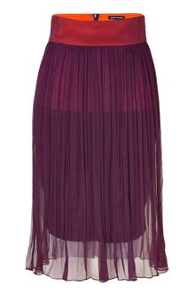 Sophie Theallet Orchidruby Pleated Silk Chiffon Skirt - Lyst