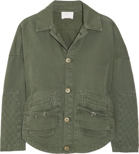 Boy By Band Of Outsiders Cotton Jacket in Green (olive) - Lyst