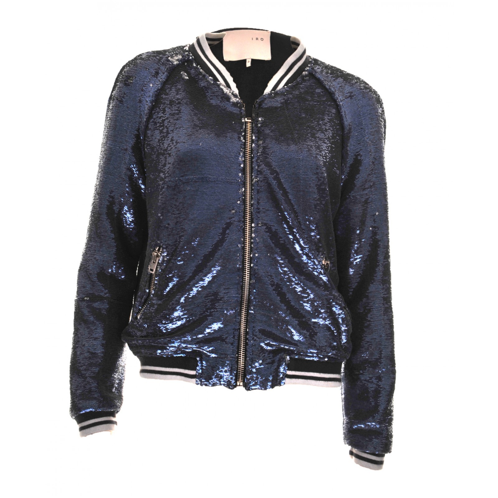 light blue sequin jacket