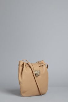 Jimmy Choo Nude Calf Leather Ryad Crossbody Bag - Lyst