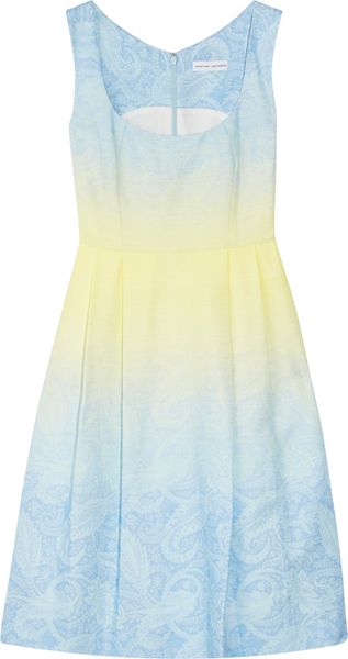 Jonathan Saunders Freda Degradé Jacquard Dress - Lyst
