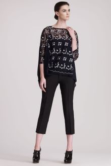 Junya Watanabe Cropped Tropical Wool Pants - Lyst