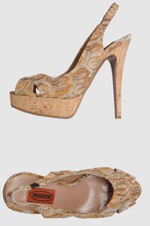 Missoni Platform Sandals - Lyst