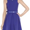 Preen Grace Pleated Stretchcrepe Dress in Purple - Lyst