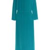 Tibi Slit Silk Crepe De Chine Gown in Blue - Lyst