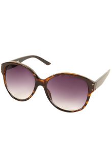 Topshop Small Plastic Overlay Frame Sunglasses - Lyst
