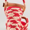 Tory Burch Espadrilles Camelia Wedge in Red - Lyst