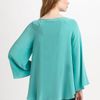 Zimmermann Silk Flare Top in Blue (grey) - Lyst