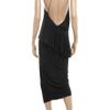 Alexander Wang Asymmetric Jersey Dress in Black - Lyst