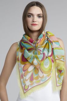 Emilio Pucci Printed Scarf - Lyst