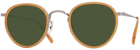 Oliver Peoples Mp2 in Yellow (amber tortoise/pewter with forre) - Lyst