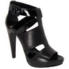 Pierre Hardy Soft Calf and Patent Leather Sandal in Black in Black - Lyst