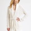 Ralph Lauren Blue Label Belted Summer Cardigan in White - Lyst