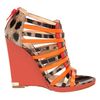 Roberto Cavalli Leather Wedges in Multicolor (t) - Lyst