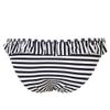 Topshop Navy Stripe Frill Bikini Pant in Blue (navy blue) - Lyst