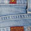 7 For All Mankind Low Rise Stretch Denim Shorts in Blue (denim) - Lyst