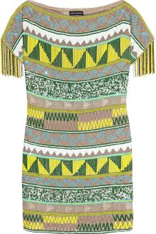Antik Batik Jacara Embellished Chiffon Mini Dress - Lyst