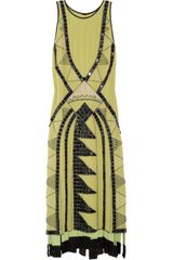 Etro Embellished Silkgeorgette Dress