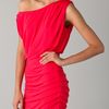 Halston Heritage Off The Shoulder Dress in Red (poppy) - Lyst