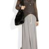 Helmut Lang Vintage Tape Open Knit Cotton Blend Sweater in Brown (anthracite) - Lyst