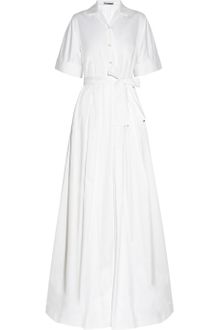 Jil Sander Language Stretch Cotton Gown - Lyst