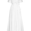 Jil Sander Language Stretch Cotton Gown in White - Lyst