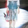 Marc Jacobs Elsa Fringed Tulle Skirt in Blue - Lyst