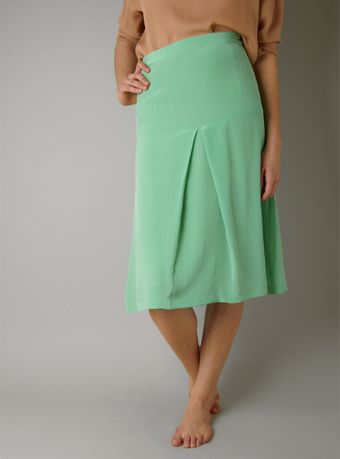 Rachel Comey Squirrel Washed Silk Skirt - Lyst