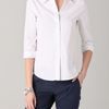 Theory Larissa Shirt in White - Lyst