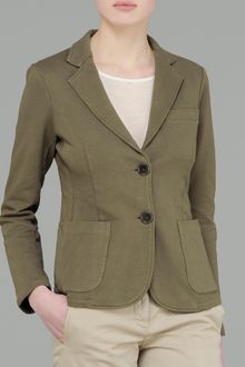 Aspesi Cotton Fleece Blazer - Lyst