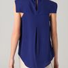 Dion Lee Ceremony Shirt in Blue (navy) - Lyst