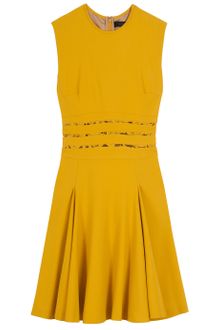 Elie Saab Shrt Sl Drs W Lace Insert 17 - Lyst