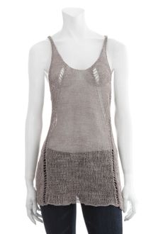 Inhabit Knit Racerback Tank Sweater - Lyst