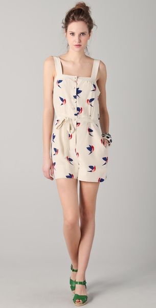  Finch Print Jumpsuit 