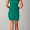 Nightcap Clothing Deep V Cap Sleeve Dress in Green (emerald) - Lyst