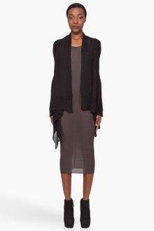 Rick Owens Khan Basic Wrap Cardigan - Lyst
