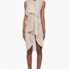 Rick Owens  Silk Tunica Dress in Gray (grey) - Lyst