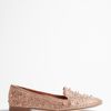 Sam Edelman Rose Gold Adena Stud Satin Smoking Slipper in Pink (rose) - Lyst