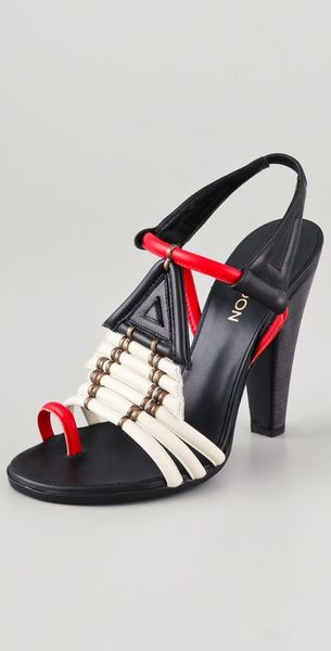 Thakoon Toe Ring High Heel Sandals - Lyst